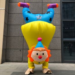 Costume à thème Simbok Costume gonflable de clown à l'envers pour adultes hommes femmes soirées dansantes programmes télévisés carnavals célébrations d'ouverture 230410