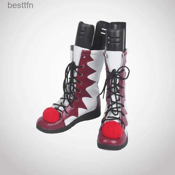 Costume à thème Stephen King's It Pennywise Chaussures Masque Cosplay Effrayant Clown Bottes Hommes Personnalisé Halloween Noël Cos Accessoires Fête UseL231013