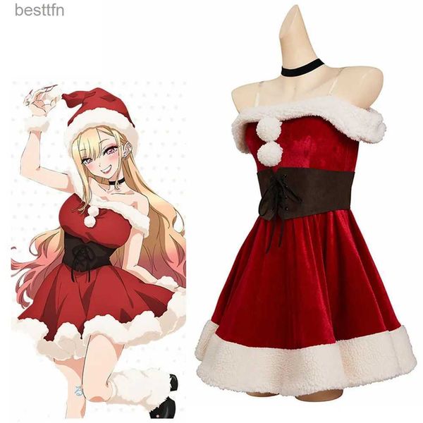 Traje temático Unisex Anime Cos My Dress-Up Darling Kitaga Marin Navidad Cosplay viene traje Halloween Navidad Uniforme Tamaño personalizado L231013