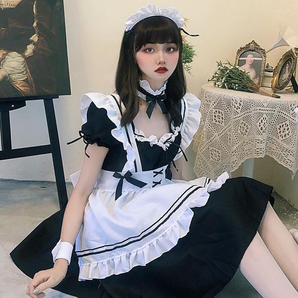 Traje temático victoriano medieval gótico lolita vestido de sirvienta mujeres retro temperamento fiesta dulce lolitas cosplay vintage kawaii