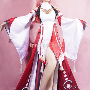 Theme Costume Yae Miko role-playing costume Genshin impact uniform wig role-playing anime Chinese style Halloween women's clothing 230404