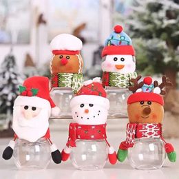 Thema cadeau plastic kleine pot kersttassen snoepbox ambachten home party decoraties sep01