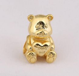 Theodore Bear armband Charms 925 Silver Fits voor DIY Style armband 767236 H89502985