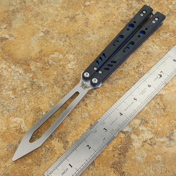 Theone BRS ALT Balisong Trainer Knife jilt Cuchillos de balanceo libre BM Channel EDC Tools