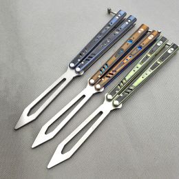 Theone BRS Rep Bee Killer Butterfly Trainer mes G10+Titanium Hendle D2 Blade Buss System Jilt EDC Tool Free Swinging Messen