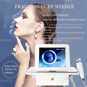 Máquina de terapia Diseño profesional RF Microneedle Machine Cuidado de la cara Gold Micro Needle Skin Rollar Acné Cicatriz Tratamiento de eliminación de estrías