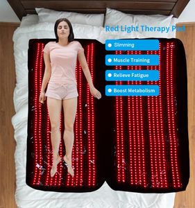 Sac de couchage thérapeutique 660nm 850nm, lit de thérapie à la lumière rouge, coussinets de photothérapie LED pour tout le corps, couverture anti-douleur