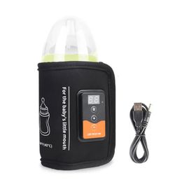 Borsa termica Smart USB Scaldabiberon Latte Acqua Viaggio Passeggino Riscaldatore per allattamento isolato 231225