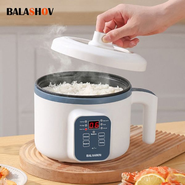 Cocina térmica 17L Arroz eléctrico Capa doble individual 220V Multi Antiadherente Smart Mecánico Multicocina Olla al vapor para el hogar 230901