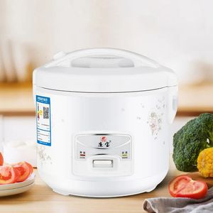 Thermal Cooker 2L Mini Rice Cooker 2 Layers Steamer Multifunction Cooking Pot Electric Insulation Heating Cooker Food Container Lunch Box 231206