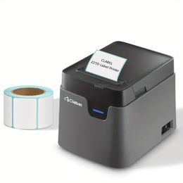 Thermische labelprinter, 221D directe desktopprinter, afdrukbreedte 2 inch, voor streepjescodes, adres, mappen, verzending, bakken