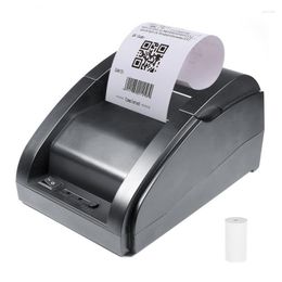 Imprimantes thermiques USB Mini ordinateur Portable 58mm imprimante de reçus billet facture papiers d'impression rouleau filaire