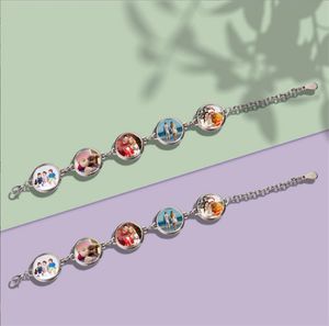 Bracelet de sublimation thermique Pendentif de transfert de chaleur Bracelet de perles chapelet Croix Jésus Pendentifs en métal Les deux côtés avec tout mon cœur Fret maritime A0008