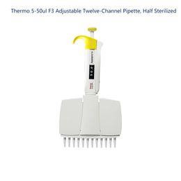 Thermo F3 Verstelbare achtkanaals pipet / verstelbare twaalfkanaals pipet, half gesteriliseerde 5-50ul 30-300ul pipettes