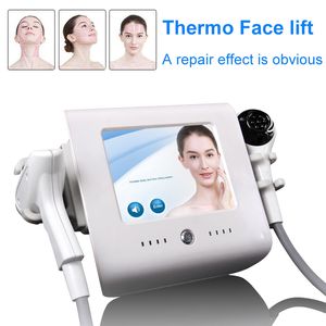 Thermo RF Facial Lifting thermique focalisé Machine de thérapie par radiofréquence Lifting du visage Soins de la peau Élimination des rides Dispositif de beauté anti-âge