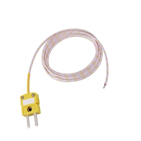 Cable de medición de temperatura tipo K termopar, cable sensor de temperatura resistente a altas temperaturas, sensor de temperatura, horno
