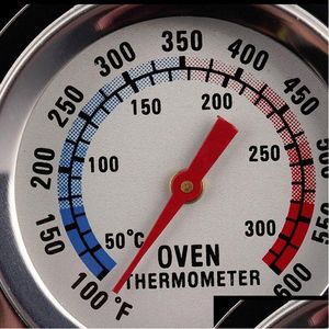 Thermometers Roestvrij staal 50-300 Celsius Speciale oventhermometer Direct aflezen Wijzerplaat Temperatuurmeter Bbq Grill Monitori Homefavor Dhbjy