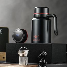 Thermos 400650ml Avec Infuseur À Thé Température Filtre À Café En Acier Inoxydable Tasse À Café Isolée Sous Vide De Bouteille D'eau À La Maison 220714