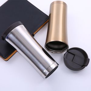 Thermos geïsoleerde fles mok koffiekopje met deksel thermocup afdichting roestvrij stalen vacuümflessen thermo mok voor auto waterflessen