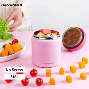 Thermoses REVOMAX 20 oz 592 ml en acier inoxydable boîte à lunch tasse de boisson alimentaire peut isolation récipient à soupe boîte à lunch thermique 230728