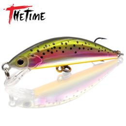 TheTime sweet55 Sinking Minnow Fishing Lure Lure 55 mm45g jerkbait Wobblers en plastique artificiel BAITS PESCA PESCA POUR TROUT BASS 240430