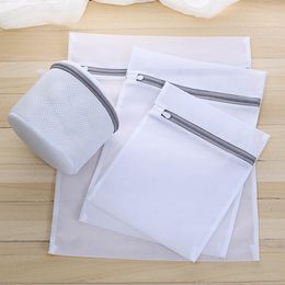 Dikke tassen voor het wassen van bh-sokken ondergoed mesh rits lingerie waszak wasmachine vuile waszakjes voor kleding wasset