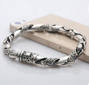 Bracelet épais pour hommes, mode artisanale, personnalité dominatrice rétro, envoyer un cadeau à un petit ami, accessoire de Style masculin, 1892472
