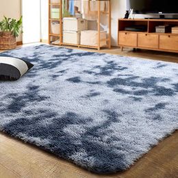 Dikke tapijt voor Woonkamer Pluche Tapijt Kinderbed Kamer Fluffy Floor Carpets Window Neank Home Decor Tapers Zachte Fluwelen Mat 210727