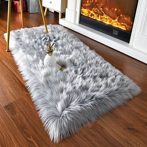 Tapis épais doux mouton mou mouton pour salon tapis moelleux chambre Imitation laine en laine Carpets de sol moelleux