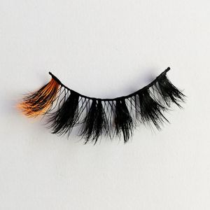 Dikke kleurrijke oog lash faux cils nep nertsen wimpers valse wimpers pluizig zachte lash extension make-up tools schoonheid geschikt voor bruiloftsevenement, fotoshoot, avondje uit