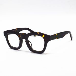 Dikke frame Vintage vel brilmontuur Volledig frame kan worden gekoppeld aan Myopia Men en Women Street Fashion