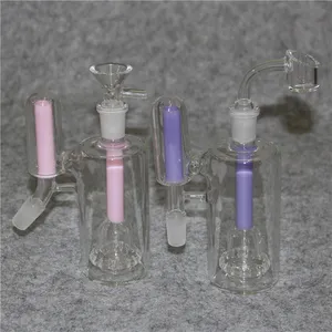 Dikke glazen as van catcher waterpoelige boombars perc rookaccessoires percolator olie ashcatcher bongs 14 mm asvangers