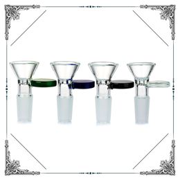 Dikke glazen kommen 14 mm 18 mm mannelijke glazen kom gemengde kleur bong kommen rookwaterbuizen accessoires fabrieksgroothandel