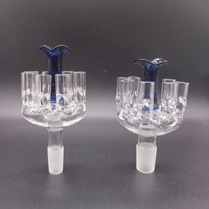 Accessoires de Perc de bras d'arbre en verre épais pour fumer des tuyaux de bangs d'eau de 14mm 18mm