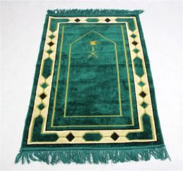 Épaisse de prière islamique tapis musulman salat musallah islam prieur de prière couverture douce banheiro priant tapis musulman 70110cm6683524