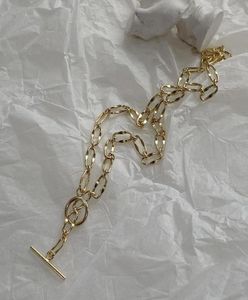 Dikke linkketens ketting voor vrouwen ot schakel 925 Sterling Silver Chokers Ins Industrial Punk Rock Fashion Jewelry3169658