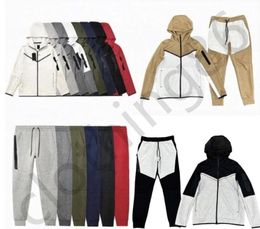 épais homme sport tech polaire sweats à capuche designer survêtement pantalon à capuche hommes femme jogger pantalons survêtements bas techfleece zip veste vêtements de sport