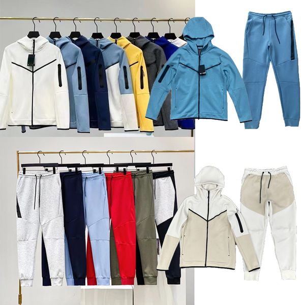 Sweat à capuche épais pour hommes Tech Fleece Pantalon de survêtement de créateur Sweats à capuche Pantalon de sport Tech Homme Femme Pantalon de jogging Survêtements Bas Techfleece Zipper Jacket Sportswear