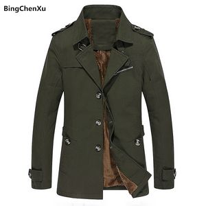 Épais Hommes Veste D'hiver De Haute Qualité Solide Rembourré Chaud Casual Veste Nouvelle Mode Coton Armée À L'extérieur Vêtements Dropshipping 1029MX191012