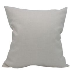 Épaisses couvertures d'oreiller en blanc blanc laiteux entières 100 coussinets de coussin en polyester comme le linge pour le transfert de chaleur thermique Prin1807885