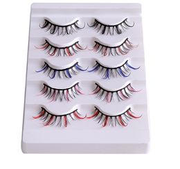 Pestañas postizas gruesas de color natural, suaves, vívidas, reutilizables, hechas a mano, de visón multicapa, pestañas postizas, maquillaje para ojos, fáciles de usar, extensiones de pestañas DHL