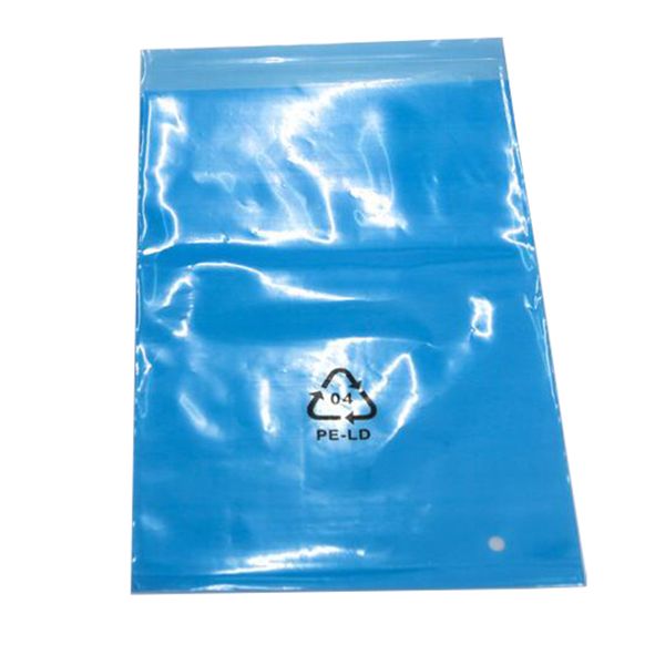Sac d'emballage plat en plastique PE bleu avec écran LCD pour ordinateur portable épais, sacs d'emballage de 10.1 11.6 13.3 14 15.6 17.3 pouces, vente en gros