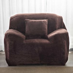 Dikke pluche Fabirc Sofa Cover Set 1/2/3/4 Seater Elastic Couch S voor Woonkamer Slip Chair Handdoek 1pc 210723