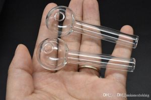 Tuyau de brûleur à mazout en verre Pyrex épais Brûleur à mazout en verre transparent Tuyaux en tube de verre de 2 mm d'épaisseur