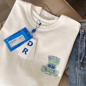 Dik T-shirt met korte mouwen voor heren zomer pure katoenen top trendy paren