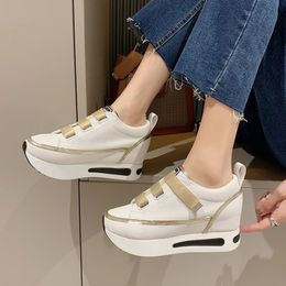 Thick Sole Wedge Heightening Shoes Ladies Casual Sports Comfortable Walking Spring Autumn Fashion Women's Shoes Loafers