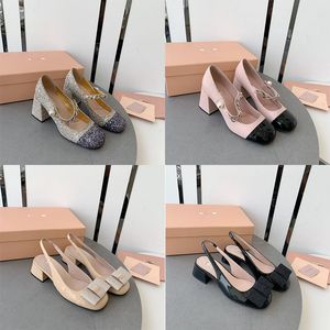 Dikke zolen schoenen met hoge hakken Designer Kleedschoenen Mui Kwaliteit Loafers Schoenen Zwart schoenen met hoge hakken Leer Lederen Outzool EU 35-41