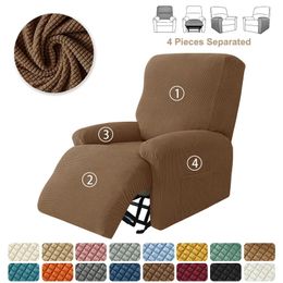 Dikke split fauteuil stoelhoes antislip polar fleece enkele bankhoezen voor woonkamer luie jongen ontspannende fauteuil hoezen 240115