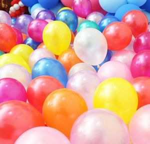 Ballon gonflable en Latex avec perles épaisses, décorations de mariage, boules à Air, moulage en arc, fête de joyeux anniversaire