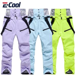 Épaississez des pantalons de ski femme étanche au vent étanche hivernale neige extérieure du snowboard snowboard pantalon respirant 231221